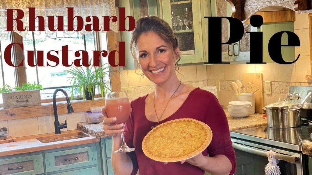 The Best Rhubarb Custard Pie Recipe   Rhubarb Custard Pie 1024x576 